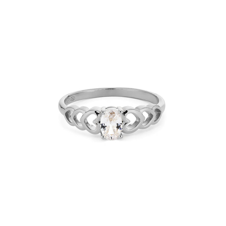 Sugar heart ring - 124141S