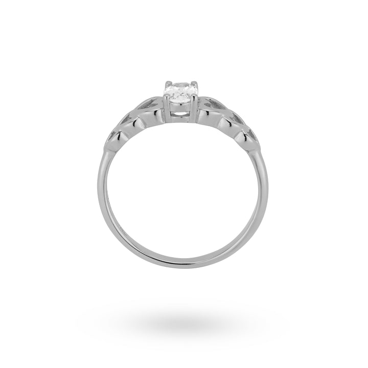 Sugar heart ring - 124141S