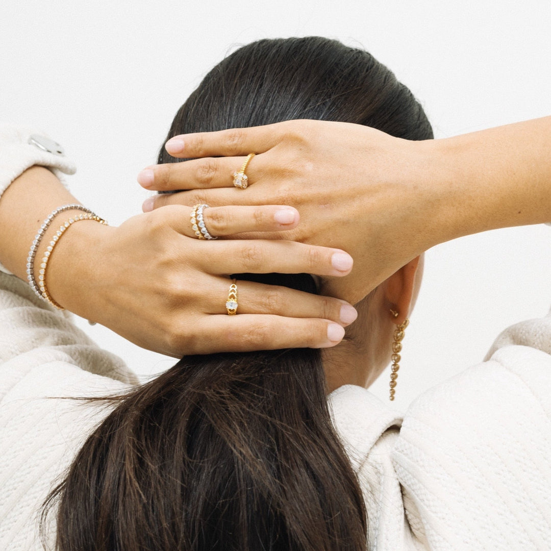 Sugar heart ring - 124141S