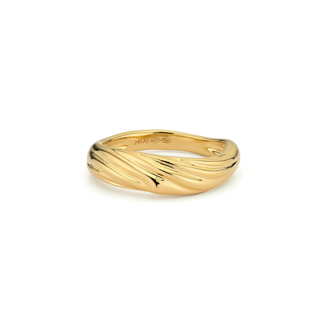 Bold twist ring - 124142Y