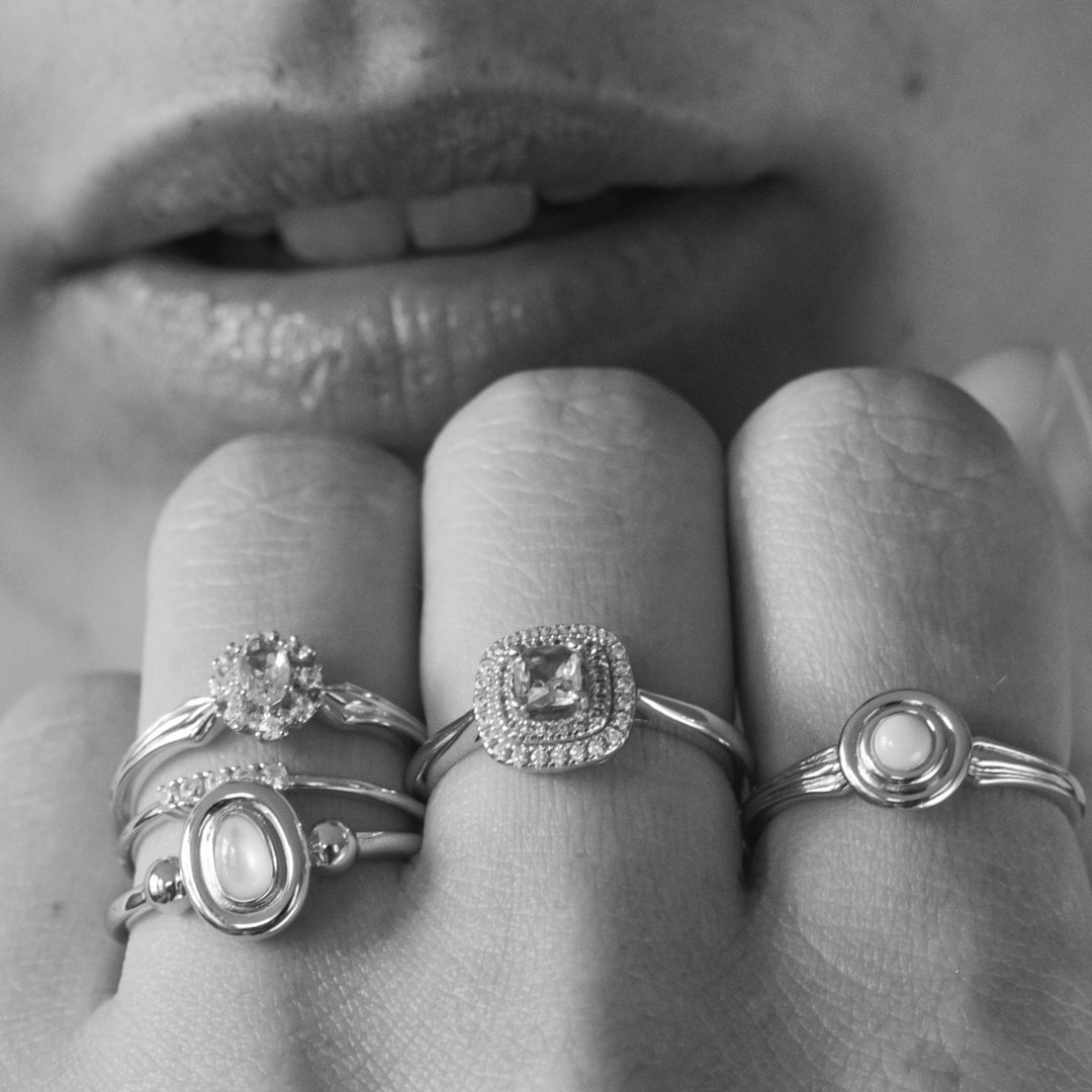 Mother of pearl ring - 124145Y