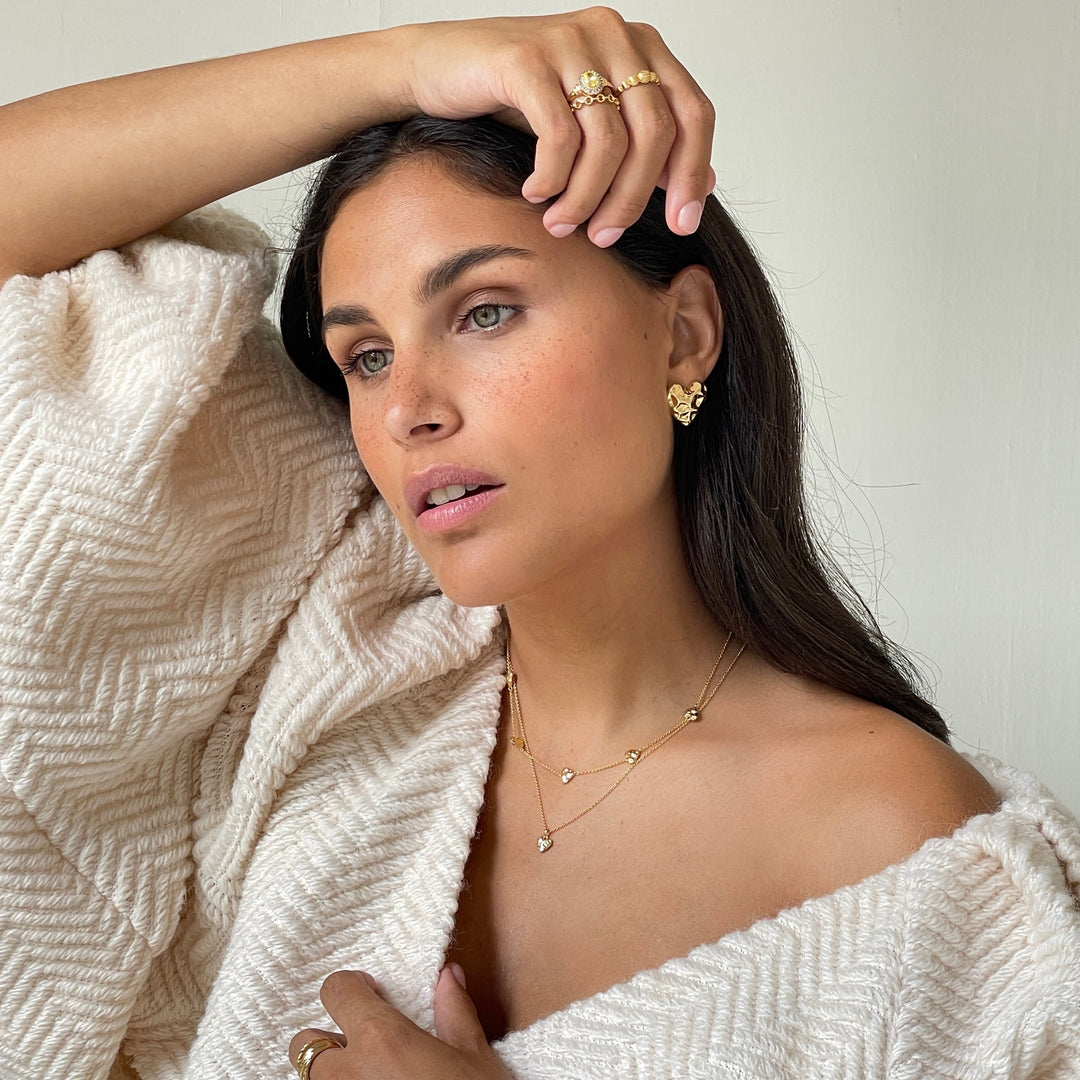 Silent love hearts ketting - 32480Y