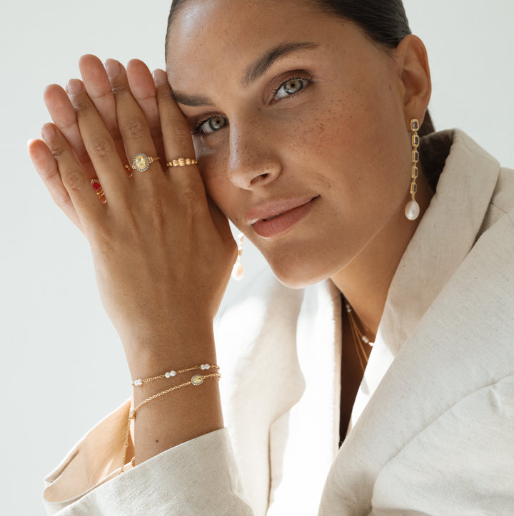 Blue pulse oorbellen - 424105Y