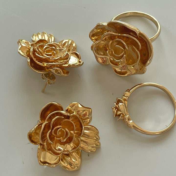 Eternal rose statement oorbellen - 424102Y