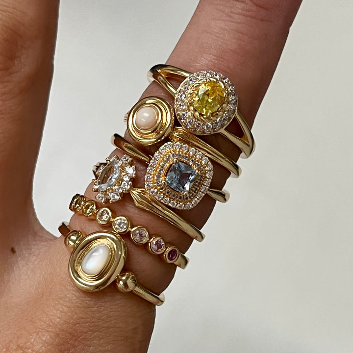 Mother of pearl ring - 124145Y