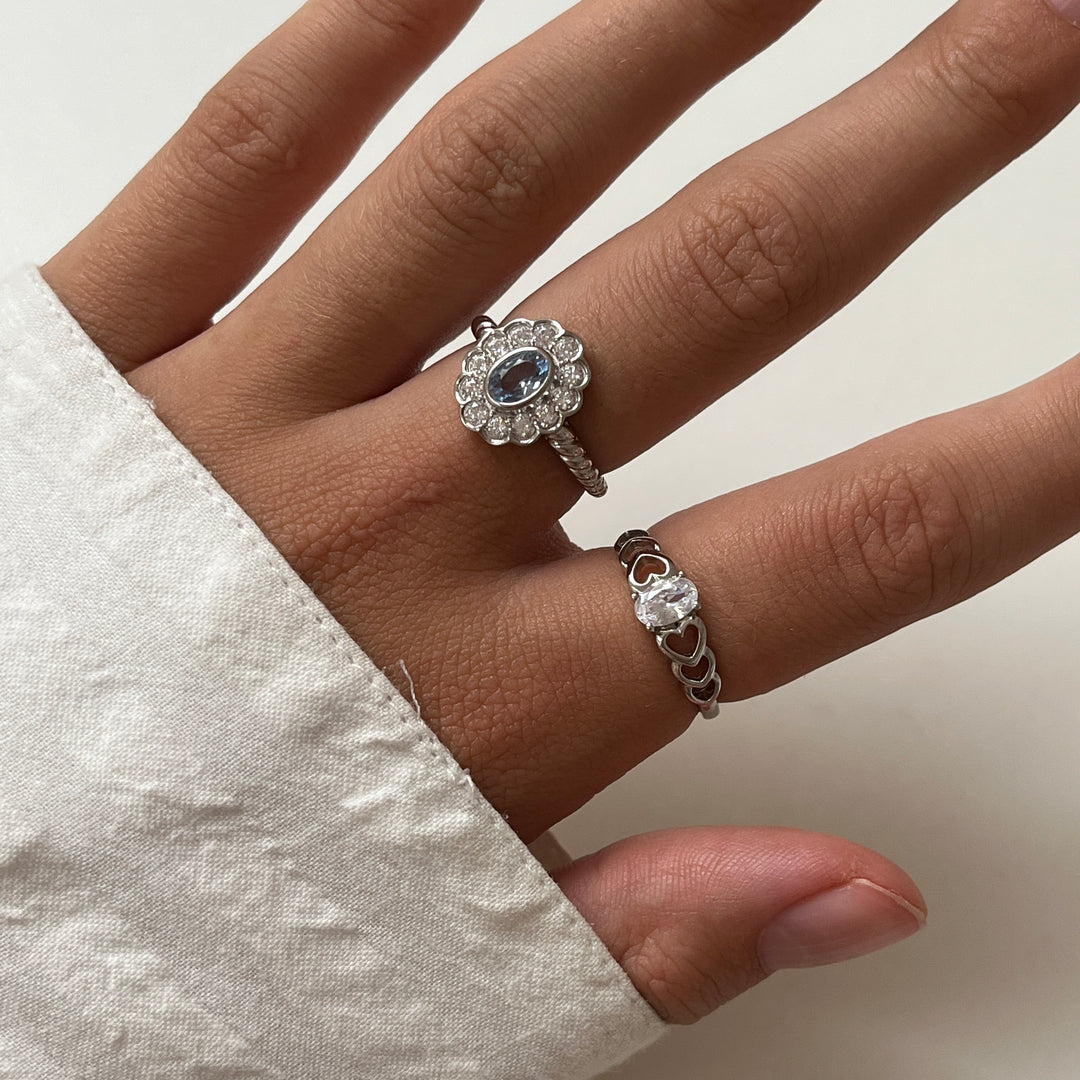 Sugar heart ring - 124141S