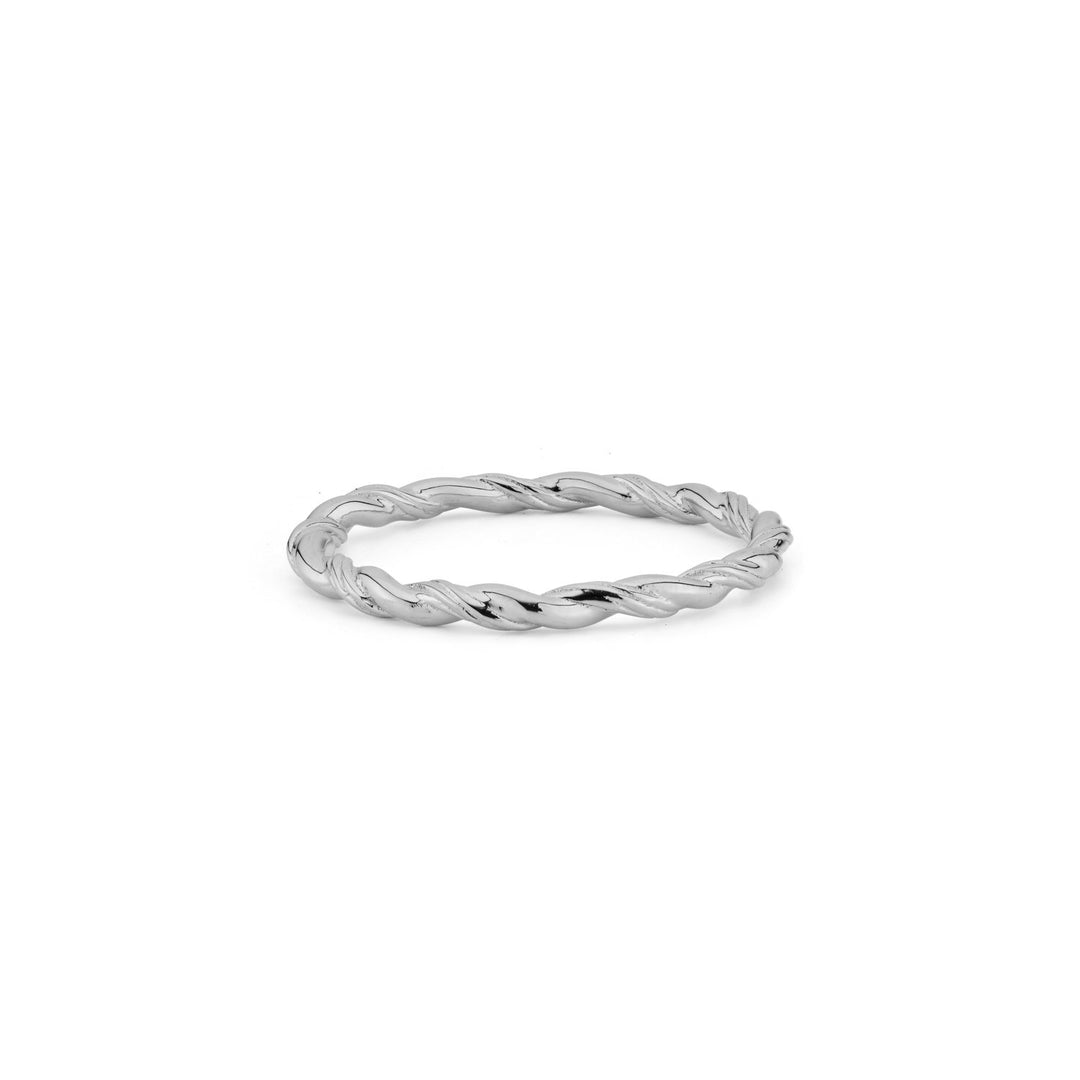 Ring with twisted band - 124138S