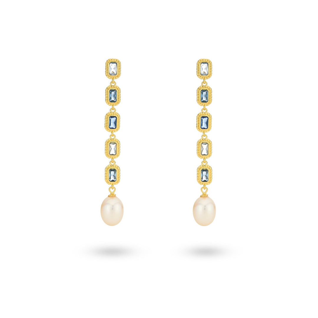 Blue pulse oorbellen - 424105Y