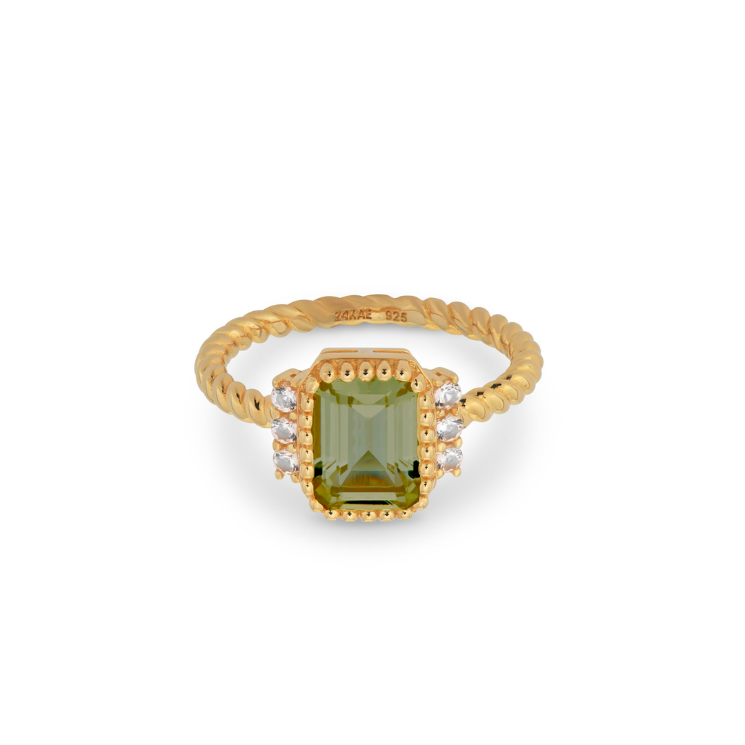 Ring with colored stones - 124184Y