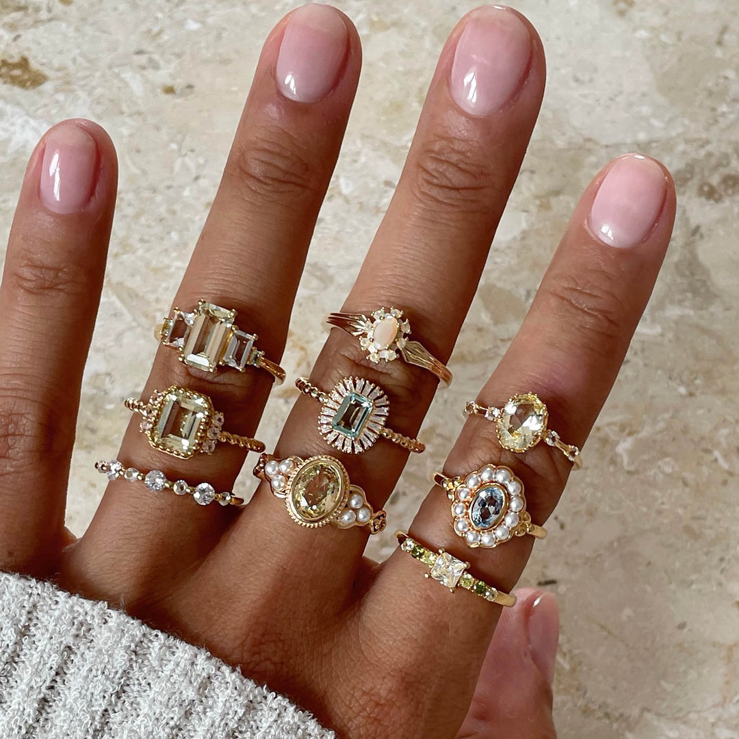 Ring met kleurstenen - 12442Y