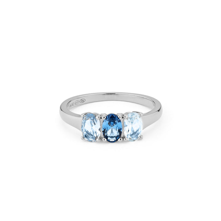 Ring met kleurstenen - 124104S