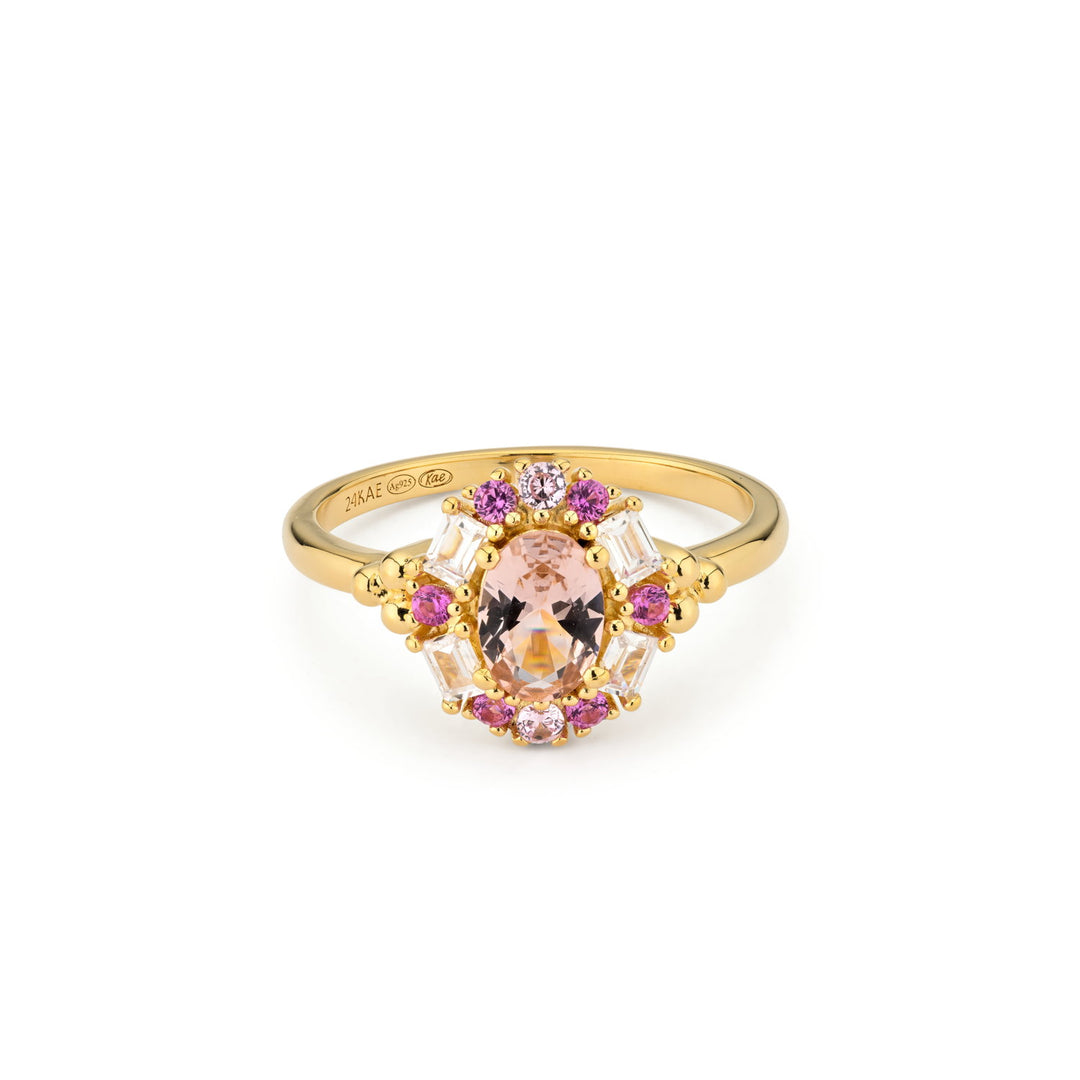 Ring met kleurstenen