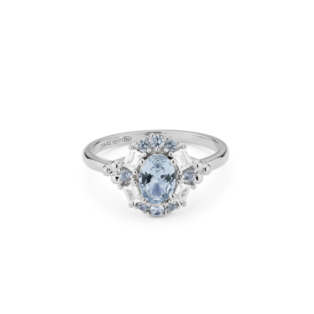 Ring met gekleurde stenen