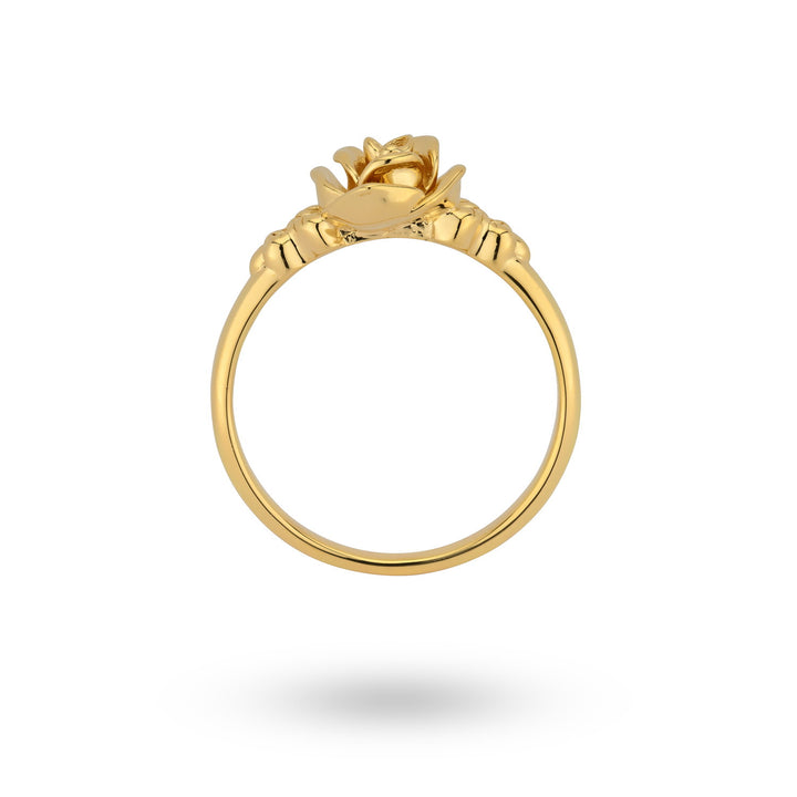 Ring met kleine roos - 124135Y