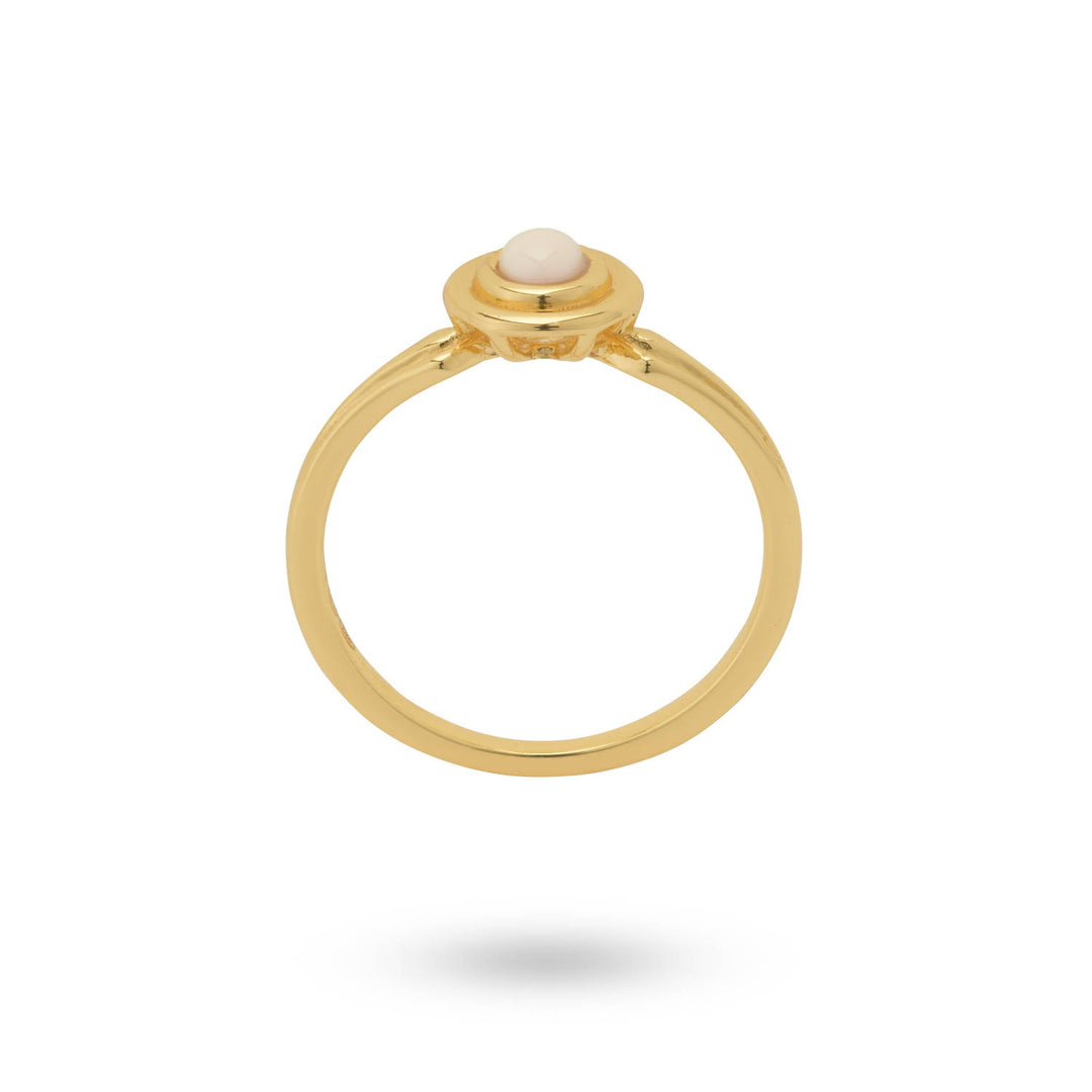 Ring met gekleurde steen - 124146Y