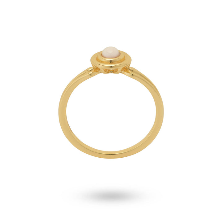 Ring met gekleurde steen - 124146Y