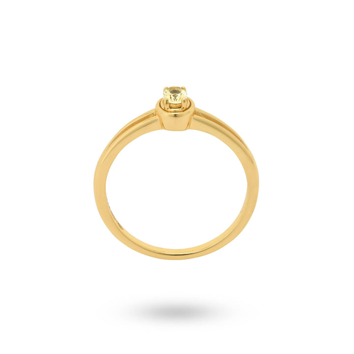 Ring met ovaalvormige steen - 124149Y