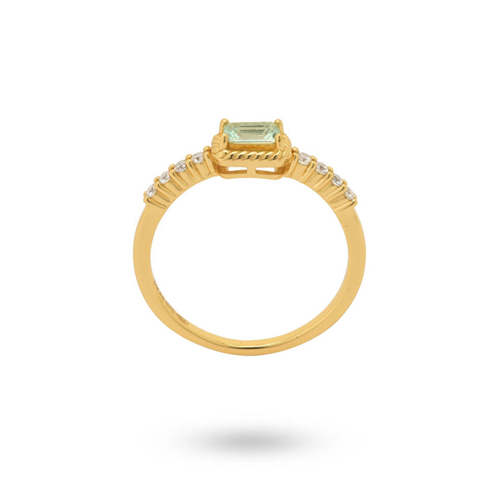 Ring with colored stones - 124150Y