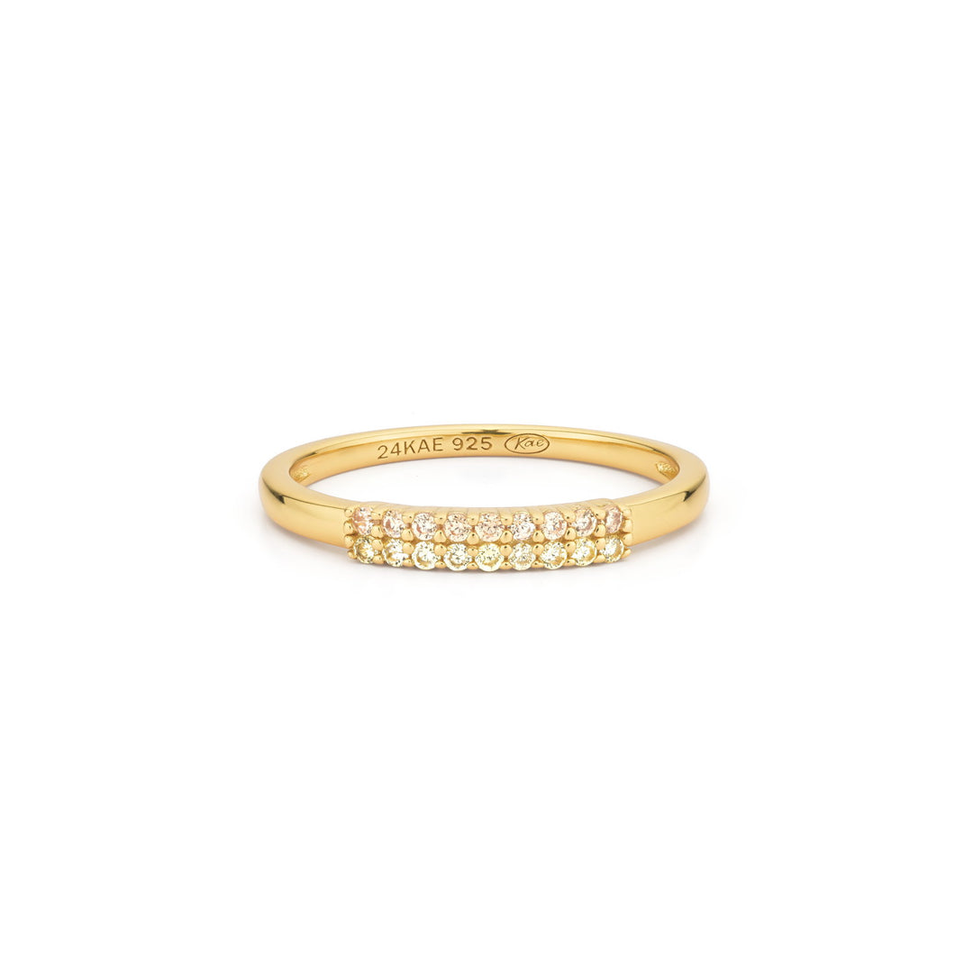 Ring with colored stones