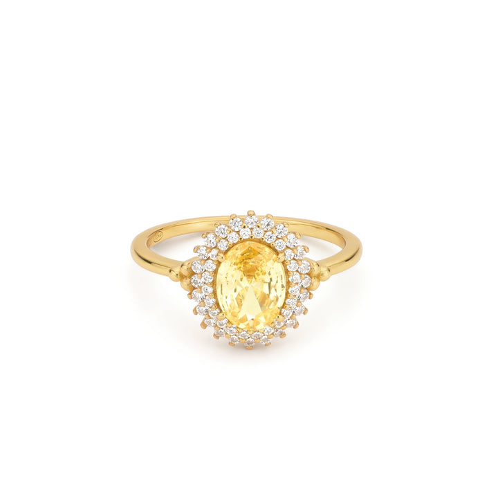 Ring with colored stones - 124172Y