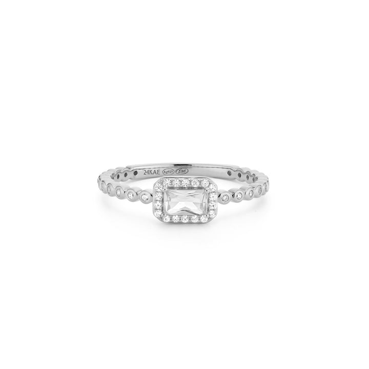 Ring met gekleurde stenen - 12490S