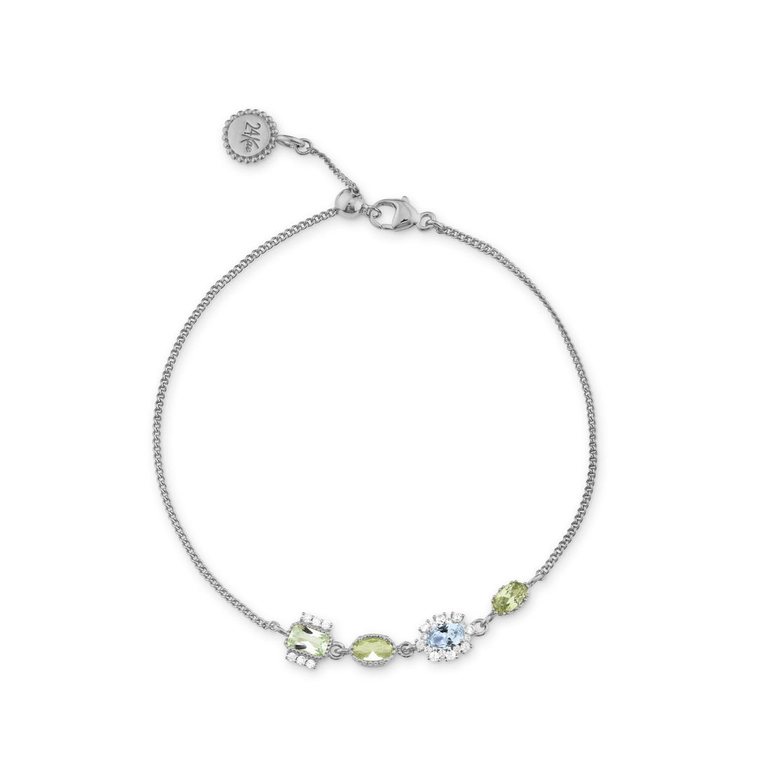 Armband met gekleurde stenen