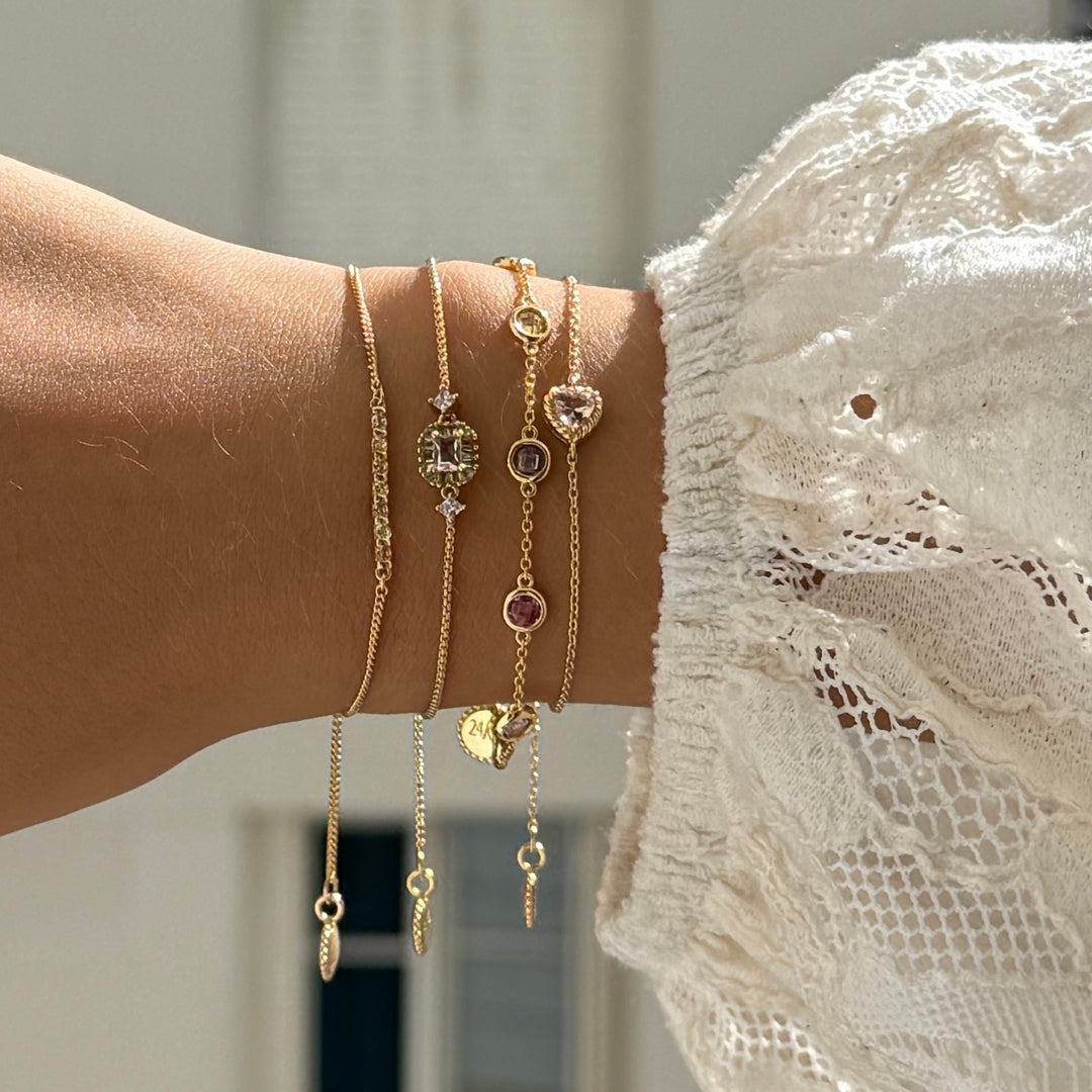 Bracelet with colored stones - 22483Y