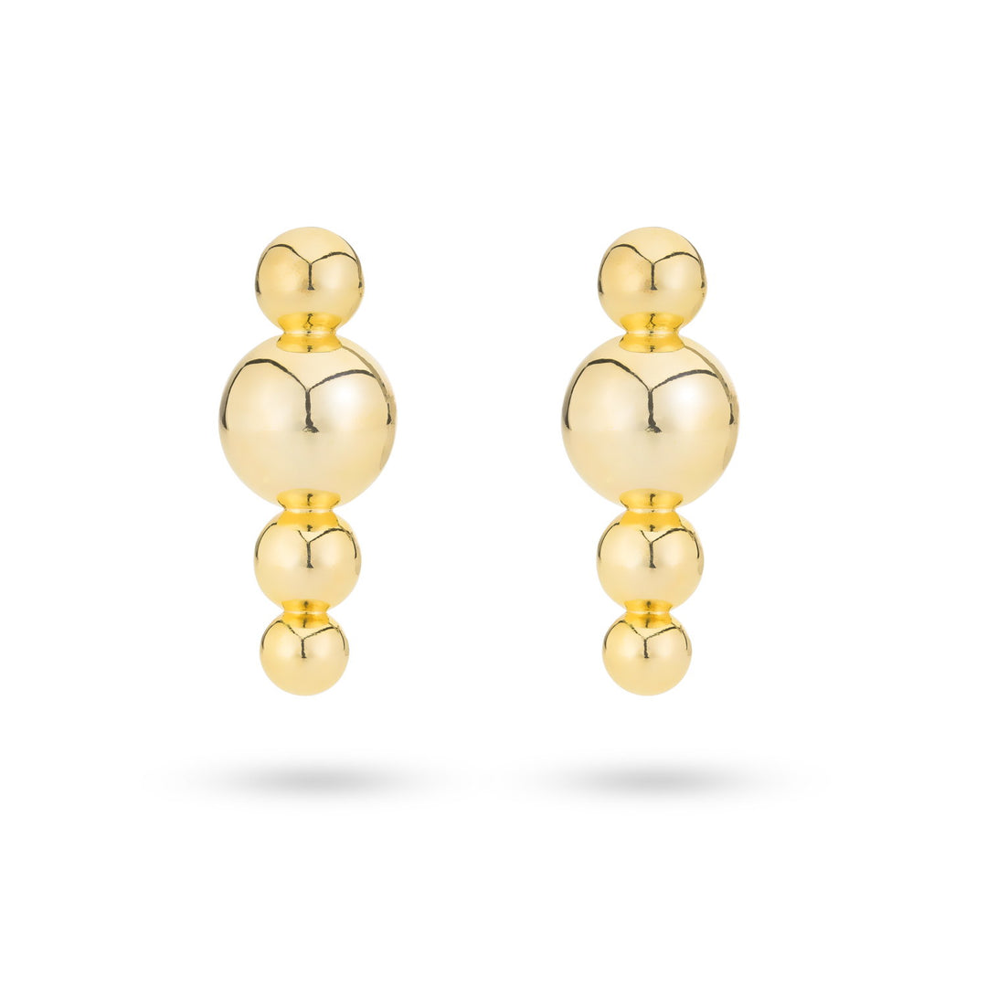 Bold solid motion earrings
