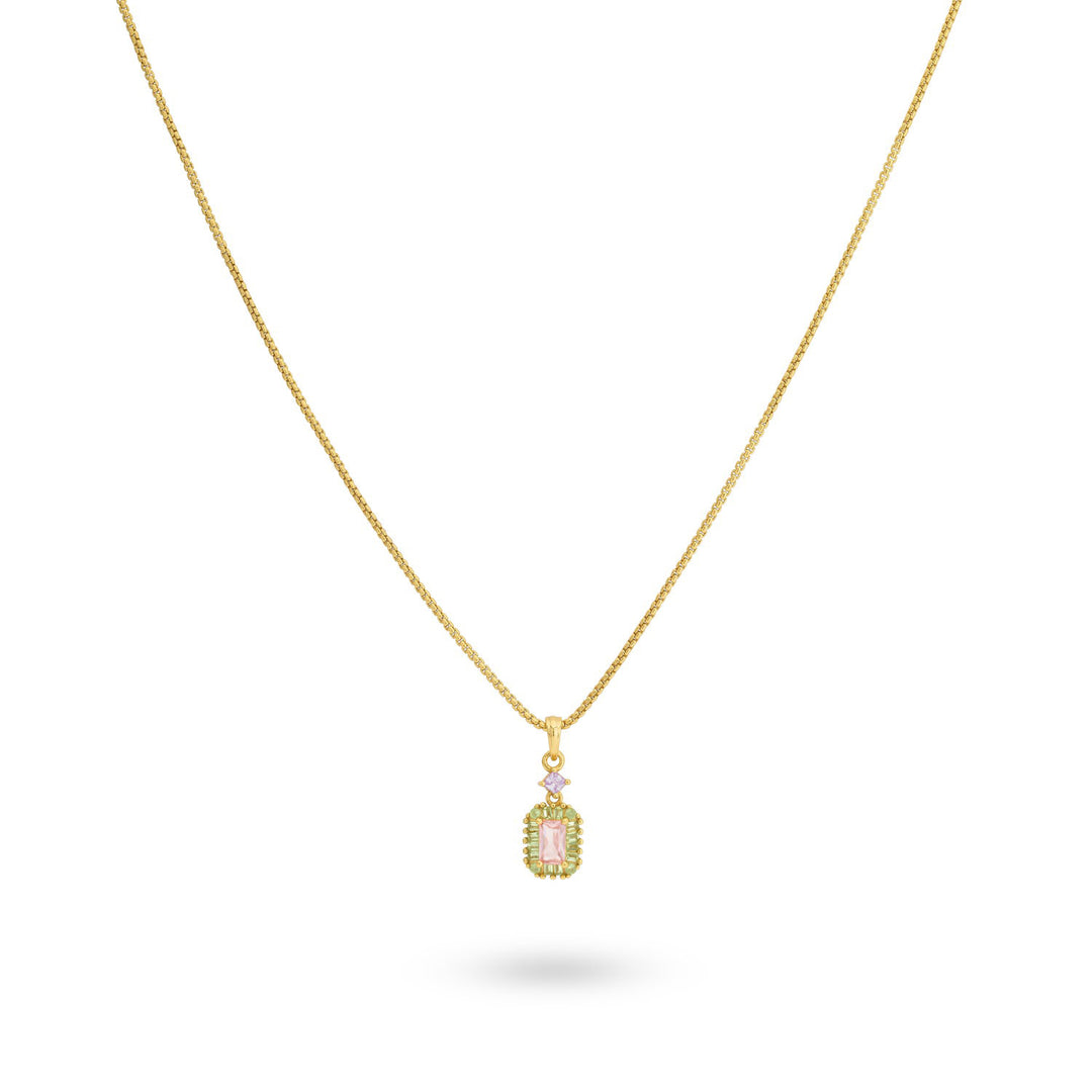 Necklace with vintage look pendant