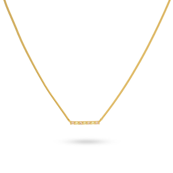 Necklace with colored stones - 324110Y