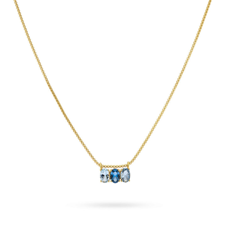 Necklace with colored stones - 32469Y