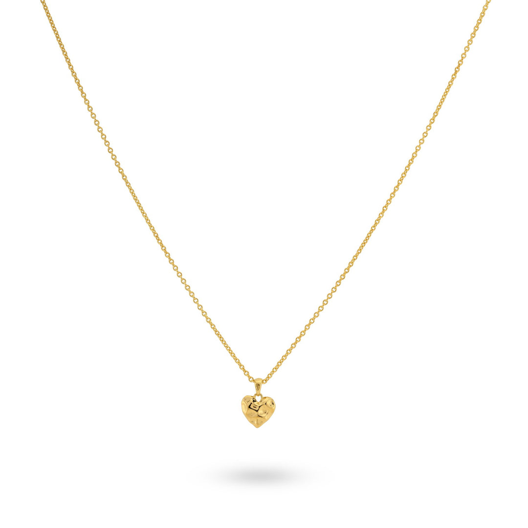 Ketting met gestructureerd hart