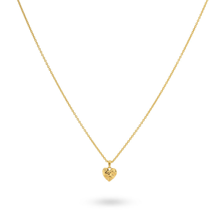 Ketting met gestructureerd hart - 32481Y