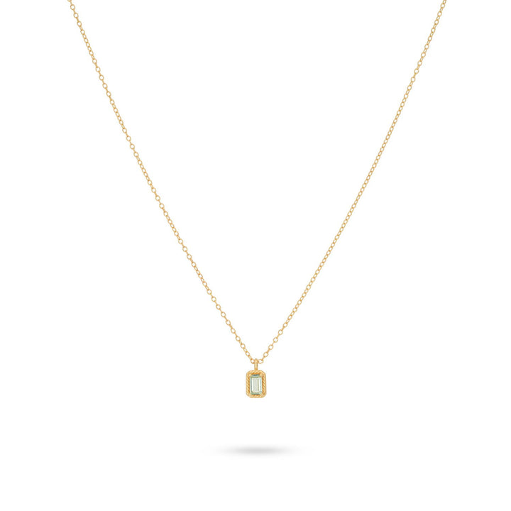 Ketting met gekleurde steen - 32484Y