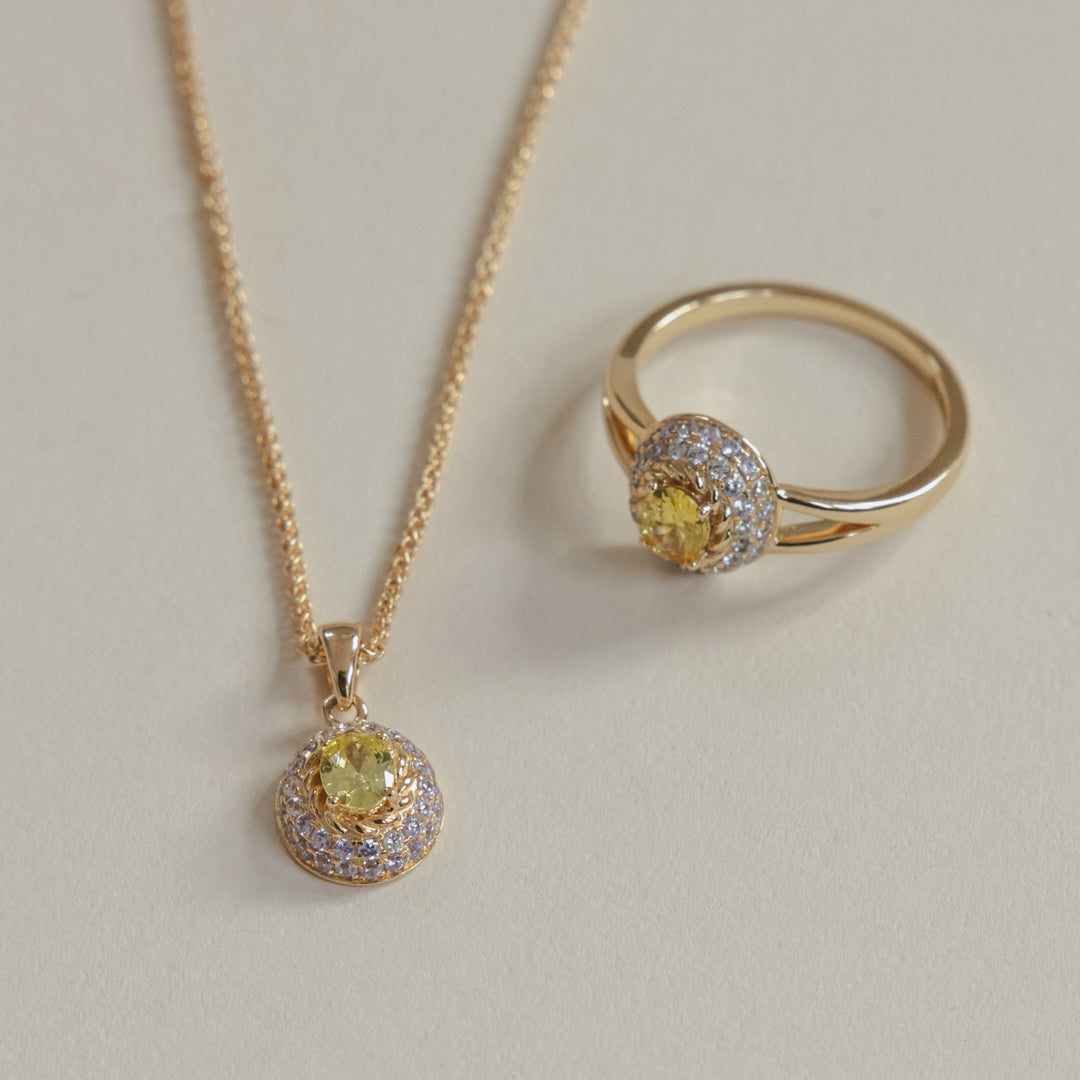 Ketting met vintage look ornament - 32486Y