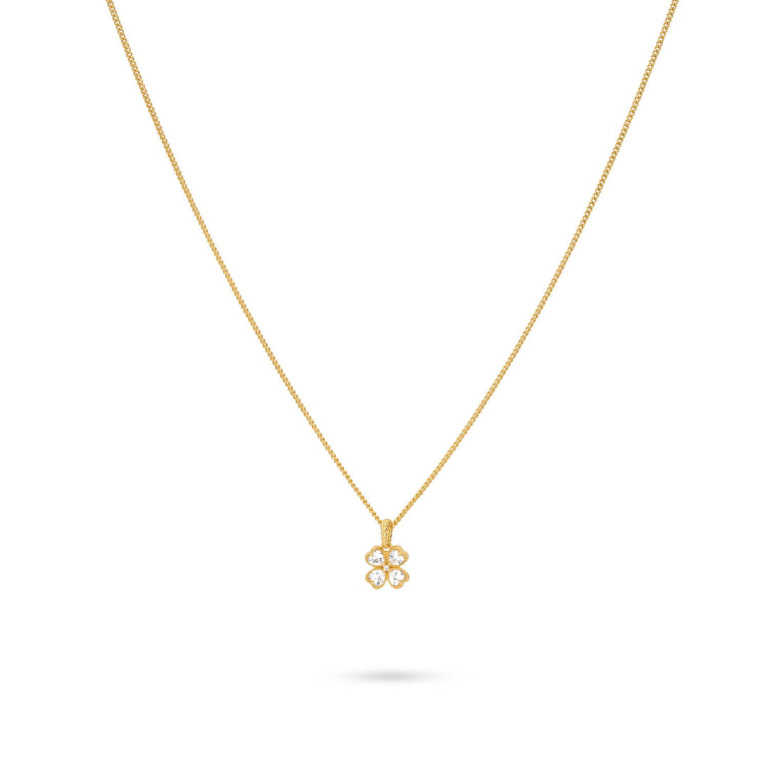 Ketting met klaver hanger