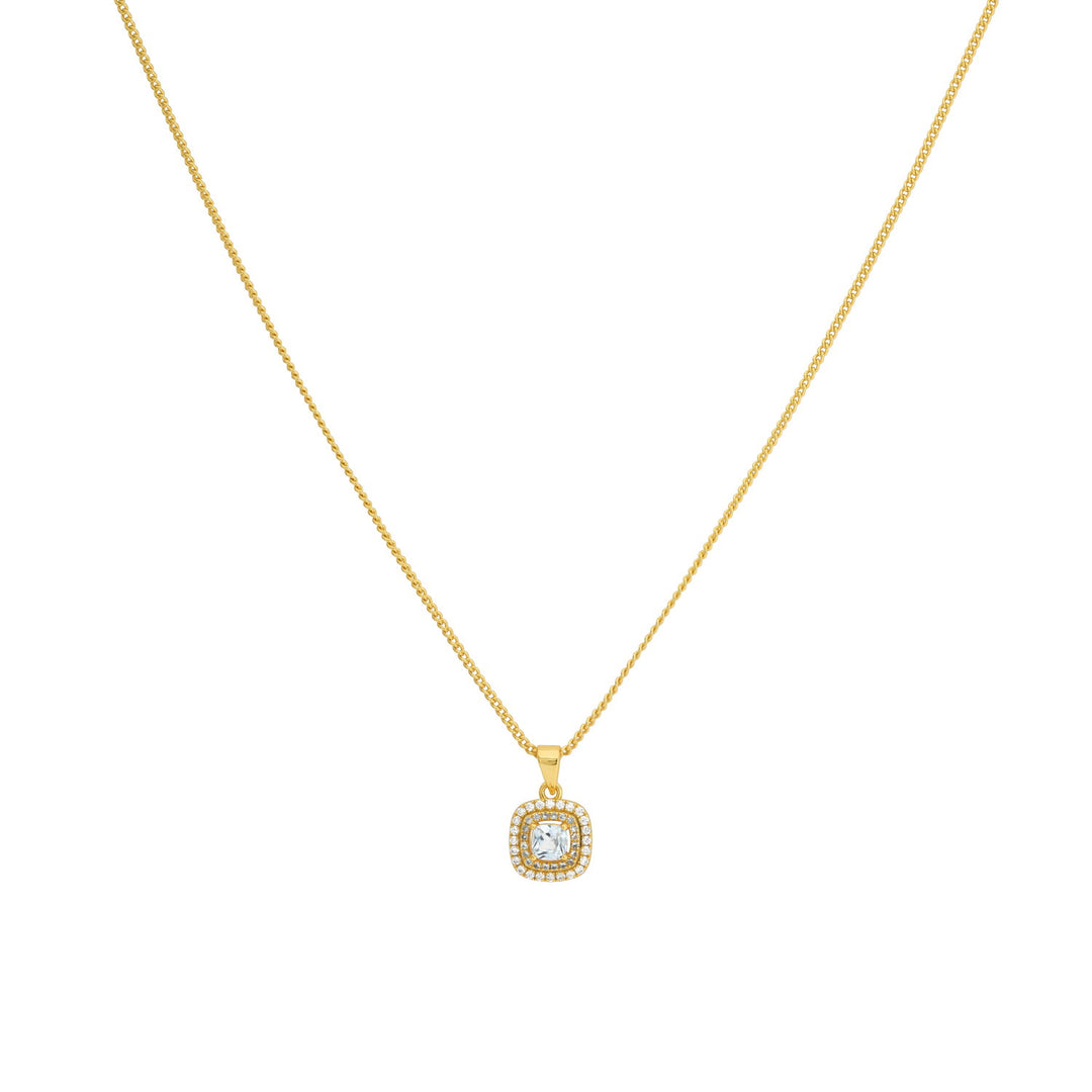 Necklace with vintage look pendant