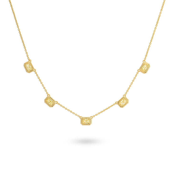 Ketting met vintage look stenen - 32494Y