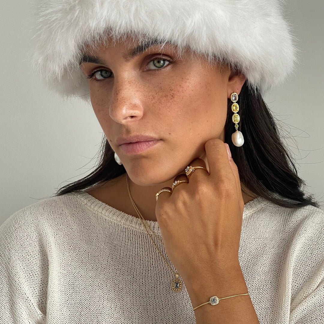 Armband met vintage look ornament - 22481Y