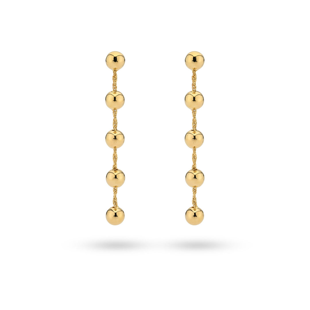 Earrings with spheres - 42468Y