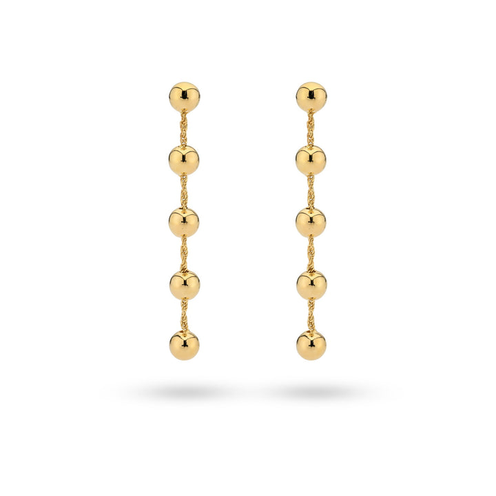 Earrings with spheres - 42468Y