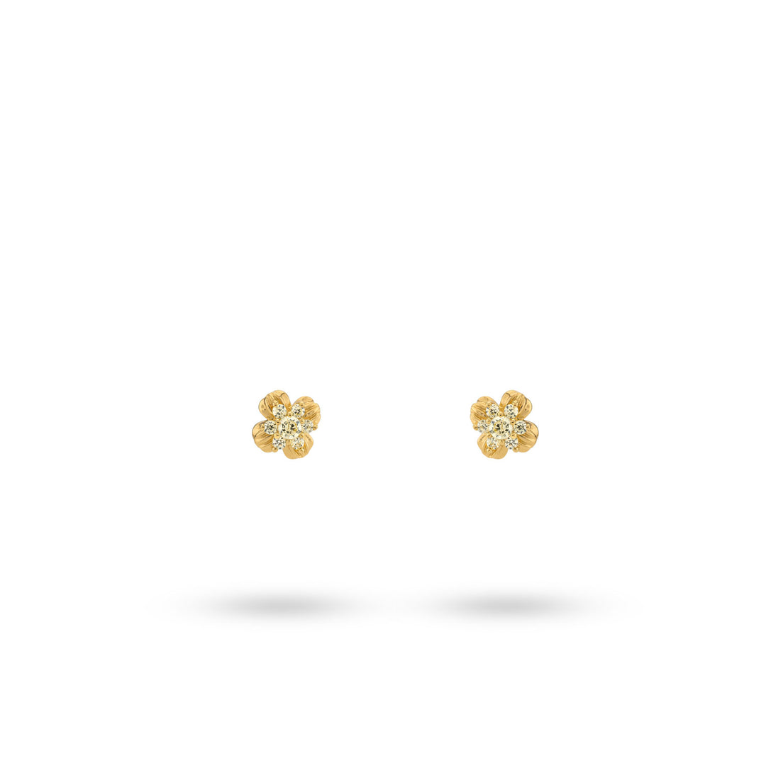 Flowershaped earstud