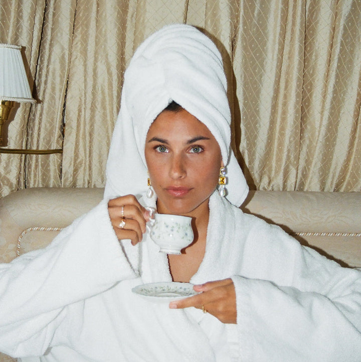 Bold citrine sunset earrings