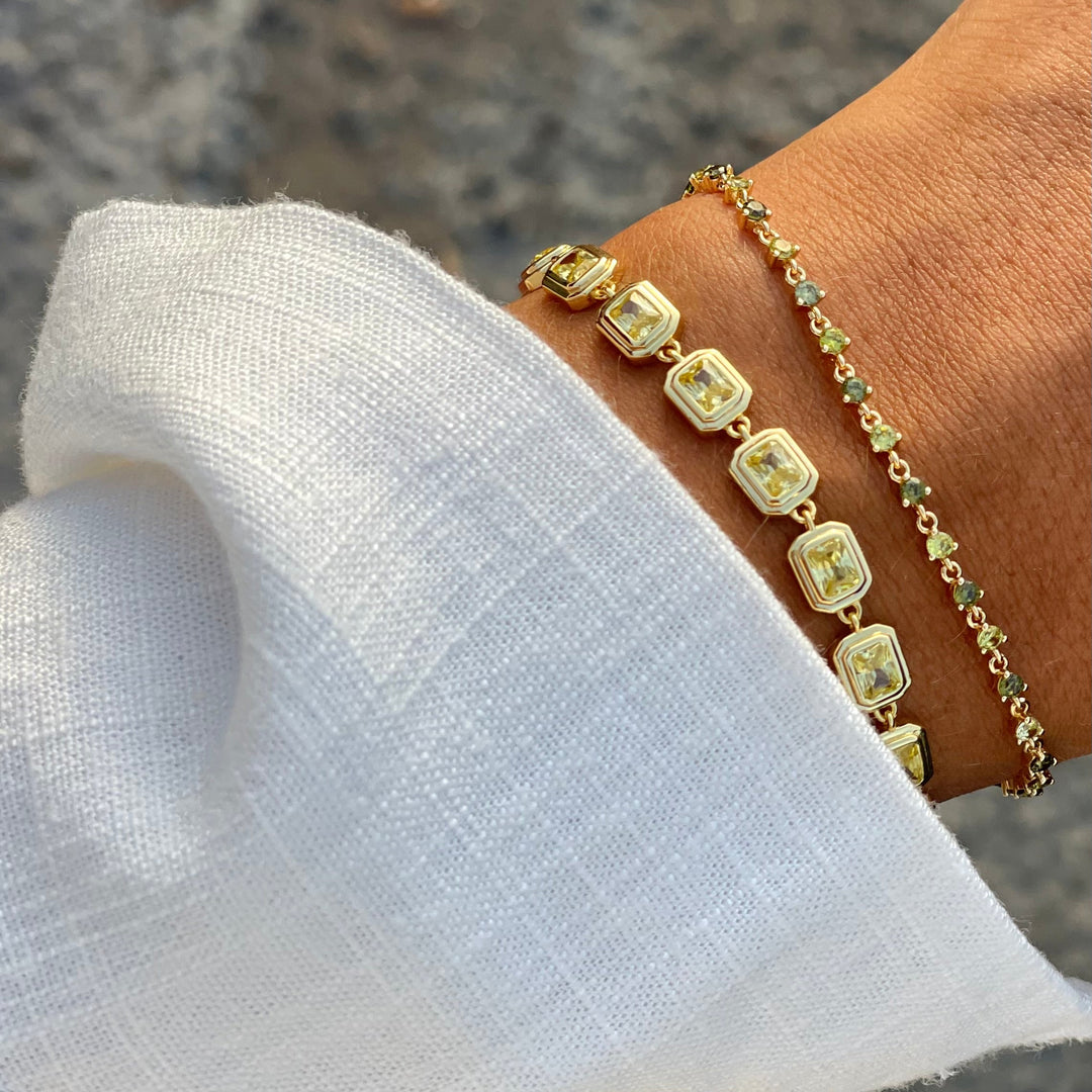 Bracelet with pastel colored stones  - 22488Y
