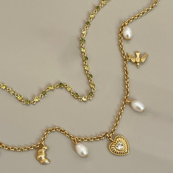 Bracelet with pastel colored stones  - 22488Y