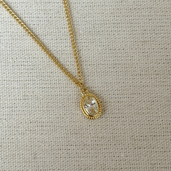 Necklace with colored stone  - 324103Y