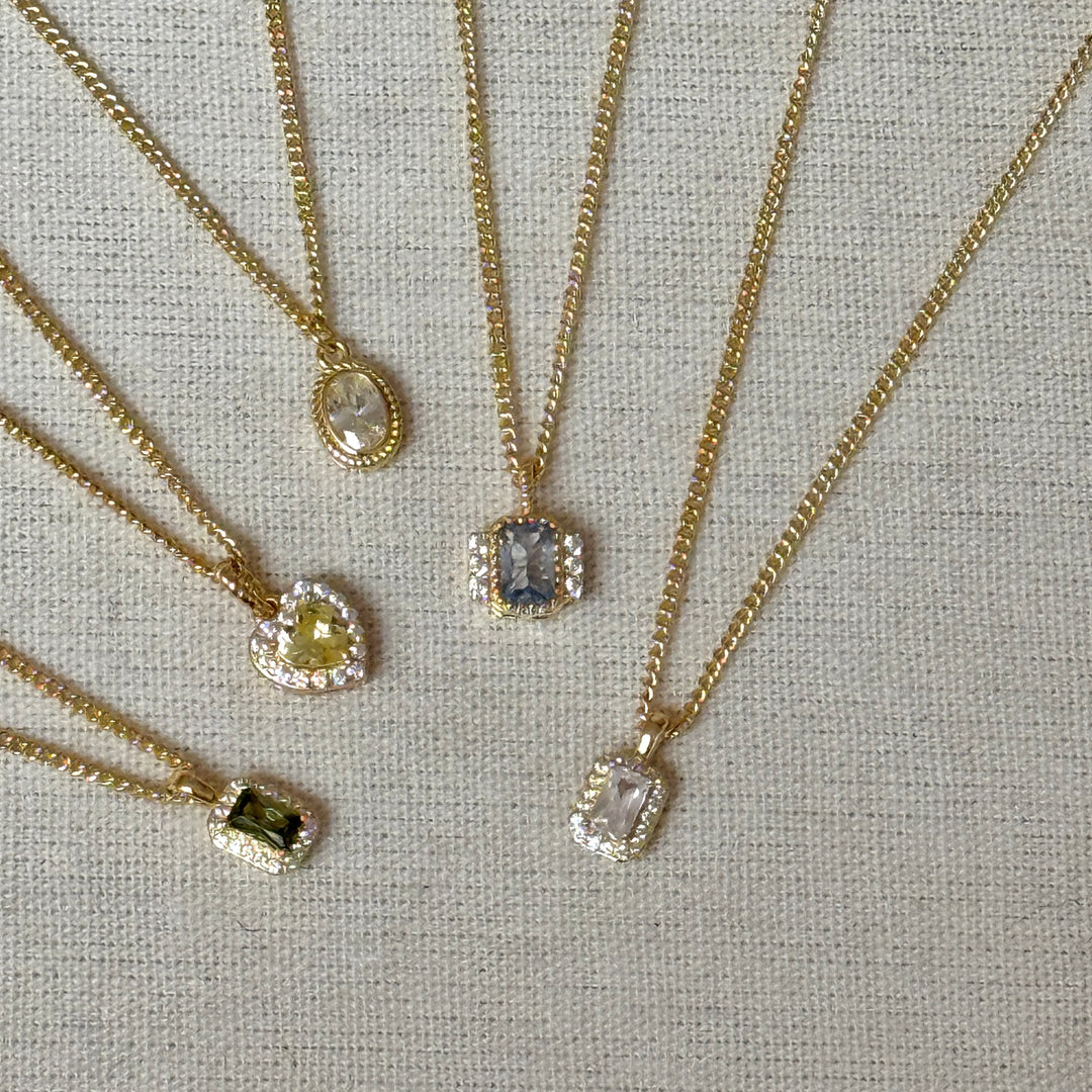 Ketting met vintage look hanger - 324101Y