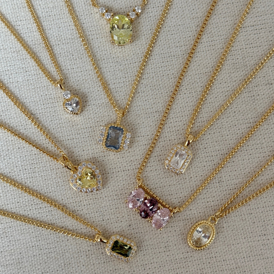 Necklace with colored stones  - 324105Y