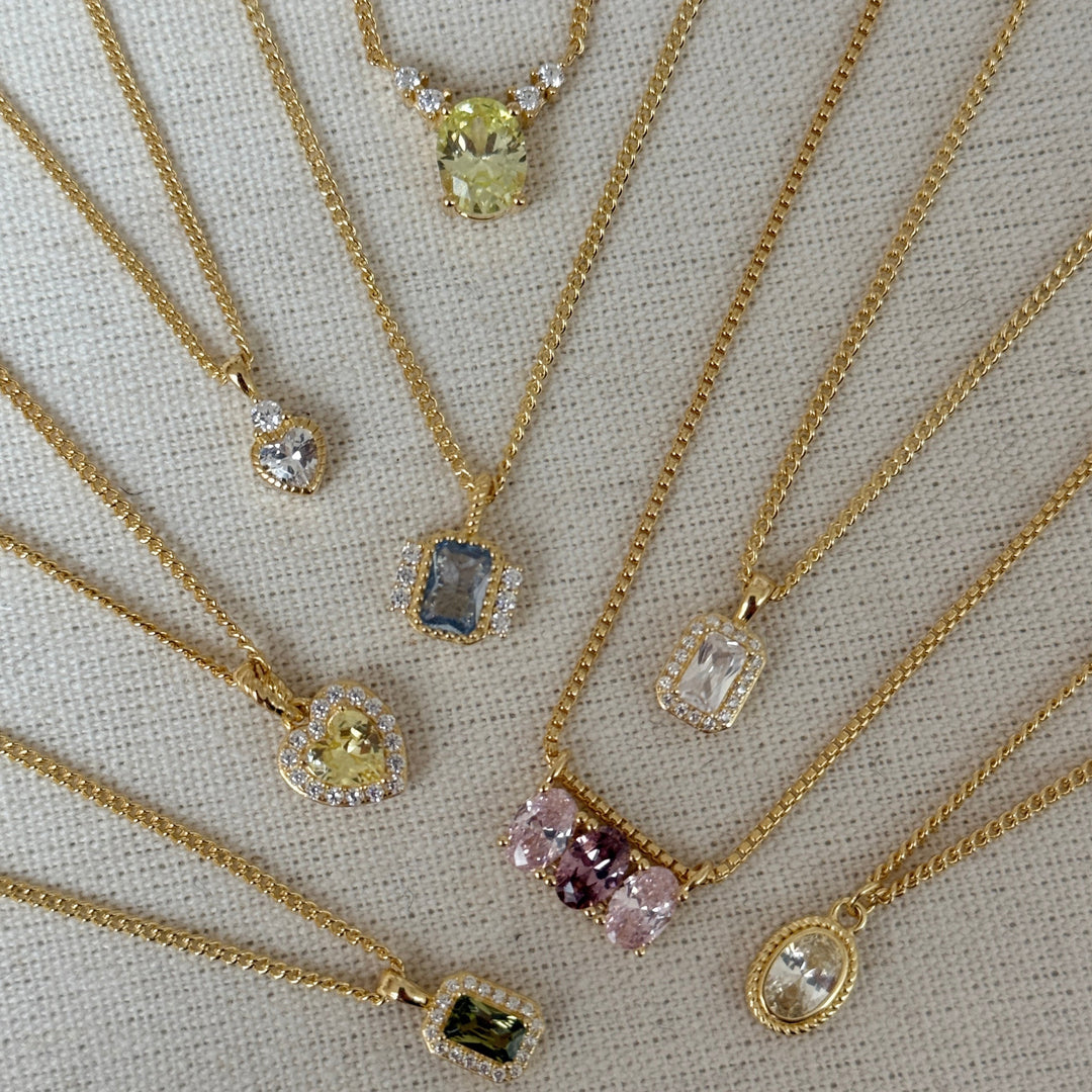 Ketting met vintage look hanger - 324101Y