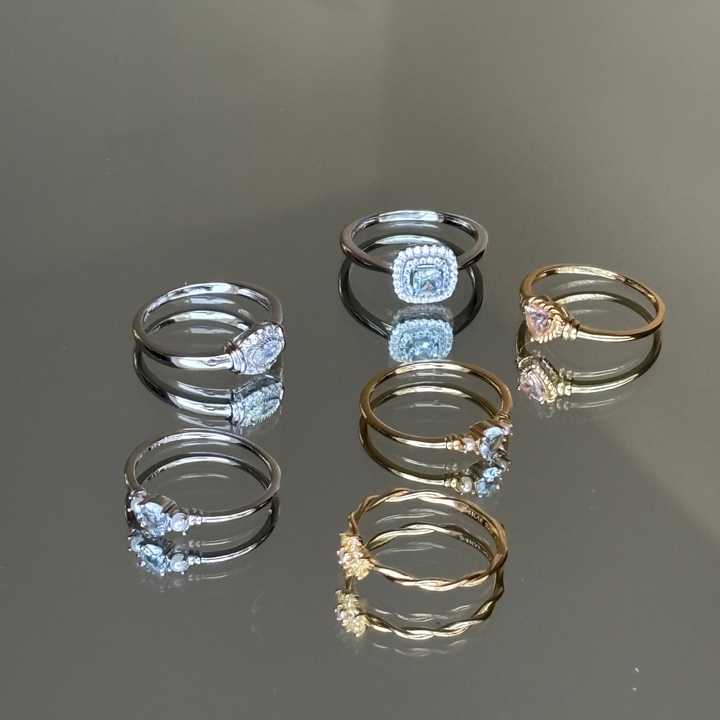 Ring with colored stones - 124153S